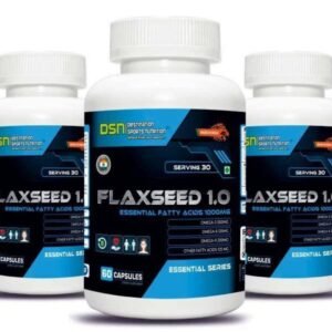 Flaxseed 1.0 - Flaxseed1000mg Vegetarian essential fatty acid  omega 3-6-9
